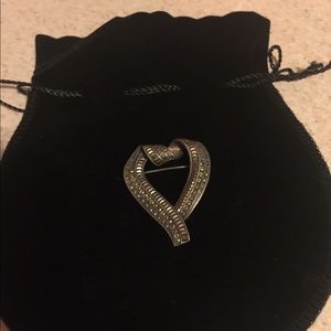 Marcasite Sterling Silver Pin